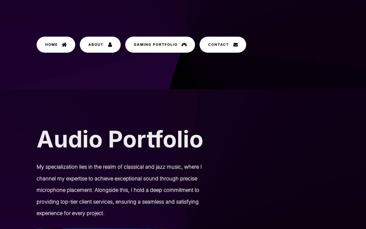 Audio Portfolio